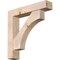 Ekena Millwork Westlake Block Smooth Bracket w/ Offset Brace, Douglas Fir, 7 1/2"W x 38"D x 38"H BKT0806X38X38WTL05SDF - alternate 1